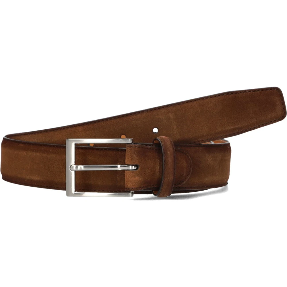 Magnanni Heren Leren Riem Cognac Brown Heren