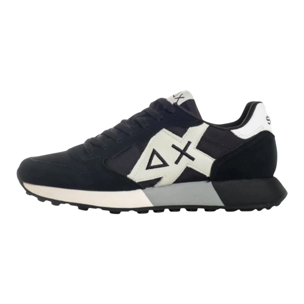 Sun68 Black Sneakers, Male, 8 Uk, Low Top Trainers