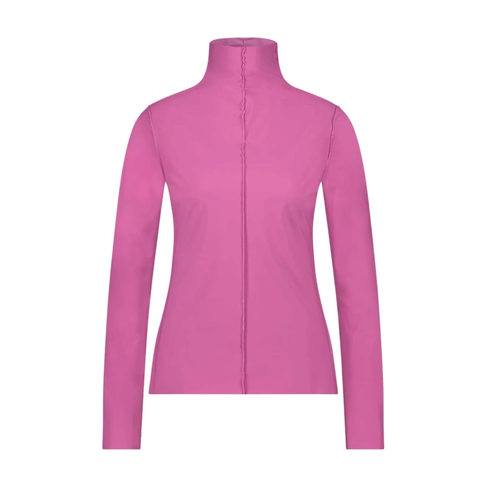 Jane Lushka Top van technisch jersey Purple Dames