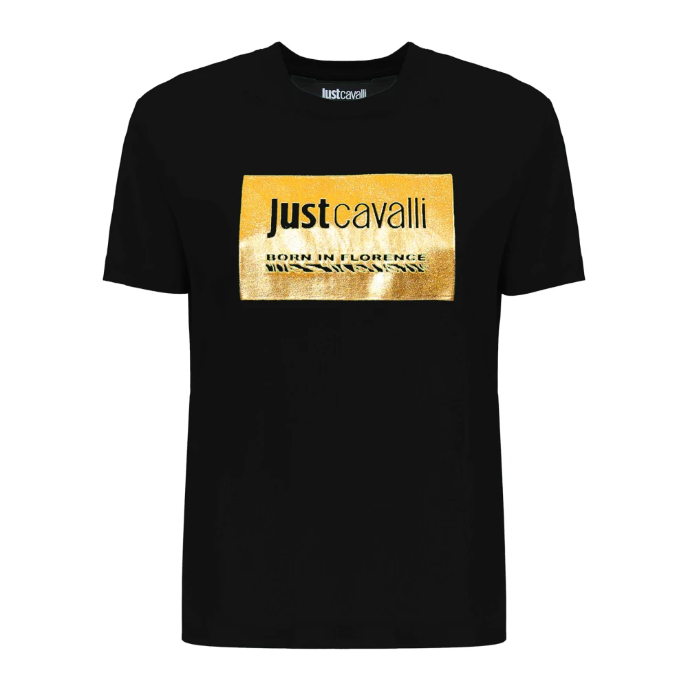 Just Cavalli T-shirts en Polos Black Dames