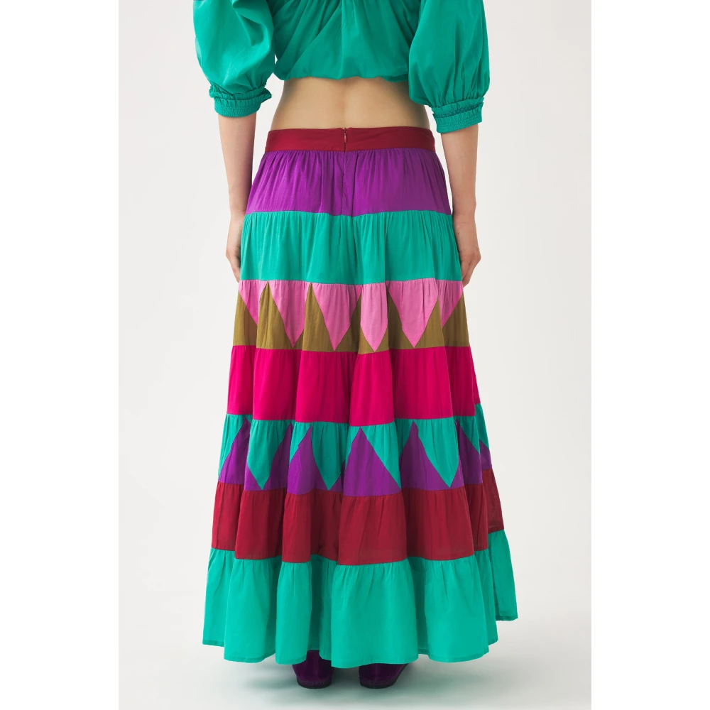 Antik batik Perrine gestreepte rok Multicolor Dames