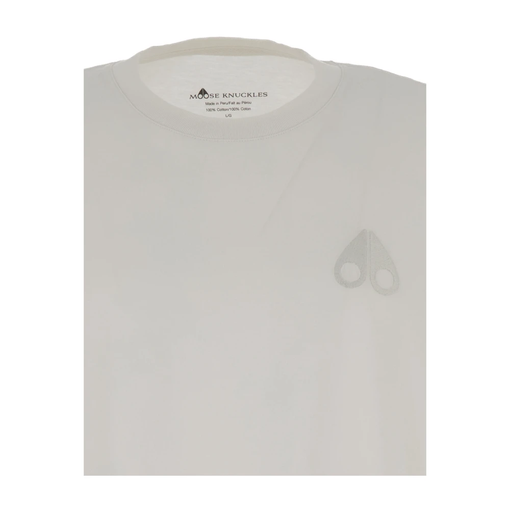 Moose Knuckles T-Shirts White Heren