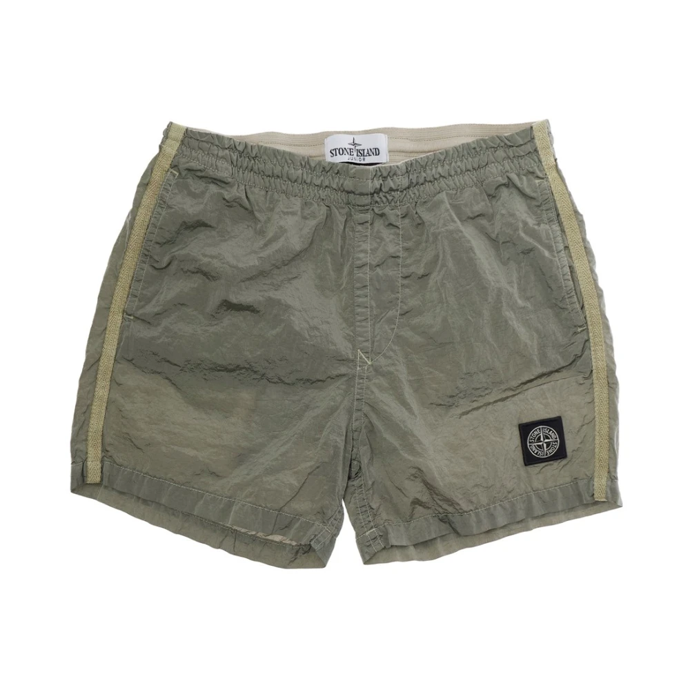 Stone Island Boys Green Kids Swimming Trunks, 14 Y, Sea Clothing Swim Trunks