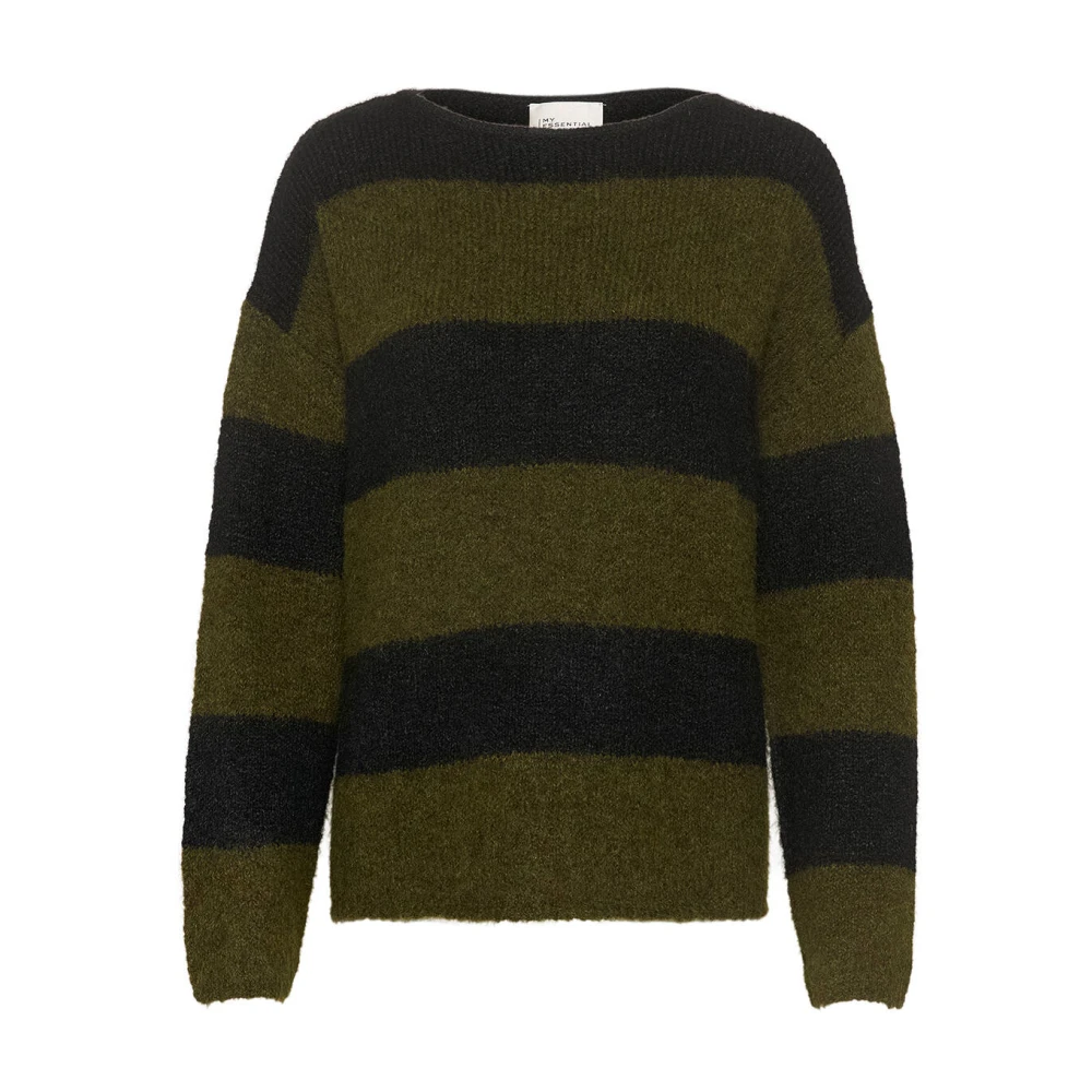 My Essential Wardrobe Meena Pullover voor Essentiële Garderobe Green Dames