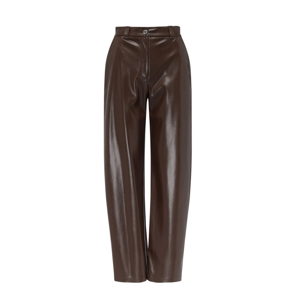 Pinko Brun Läderbyxor