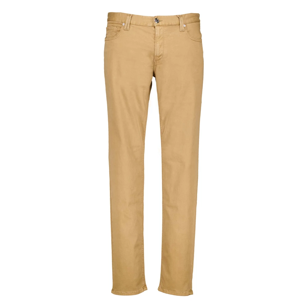 Alberto Men's Beige Stylish Chino Trousers - Chinos - W30 L34 - Trousers