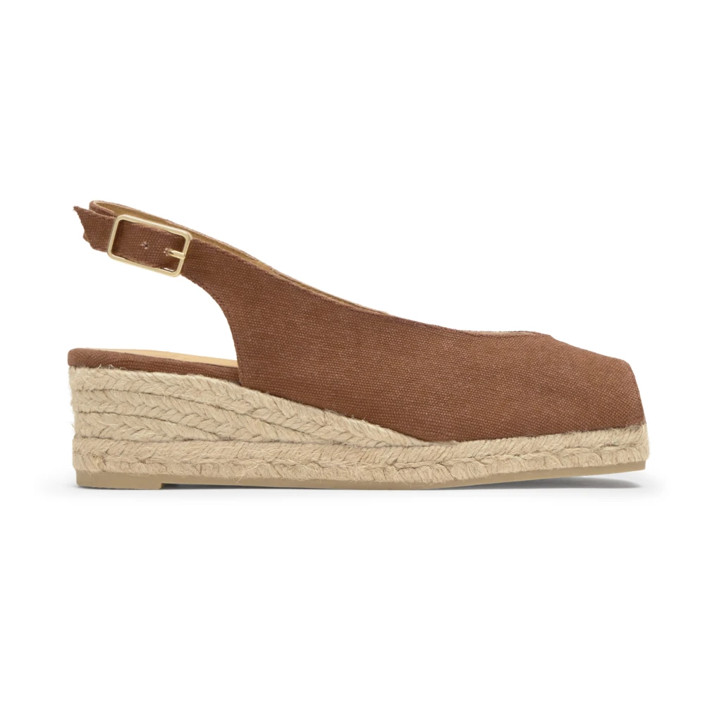 Castañer Women's Brown Dosalia Espadrille Wedge - Wedges - 4 Uk - Shoes