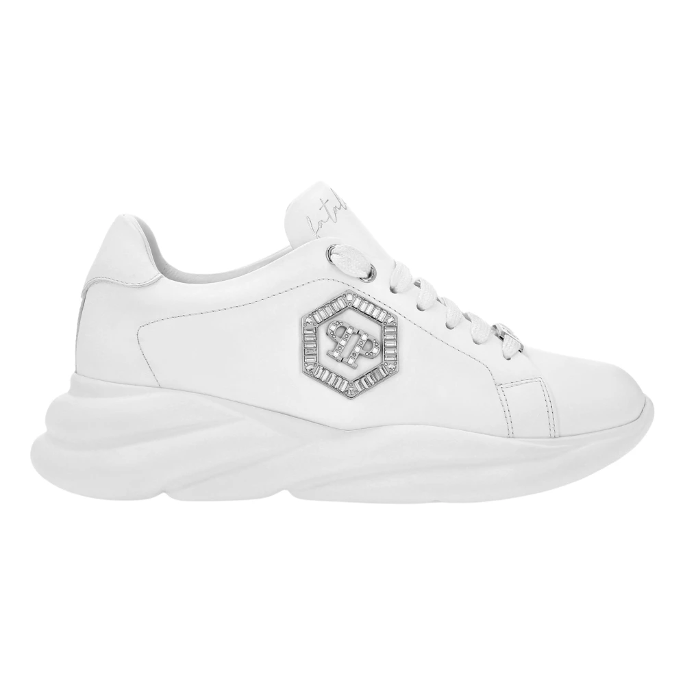 Philipp Plein Runner Crystal Fatale Dames Schoenen Wit