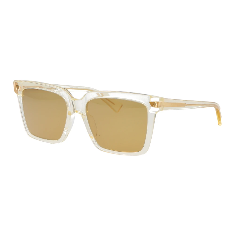 Bottega Veneta Women's Yellow Sunglasses,, Stylish Sunglasses Medium