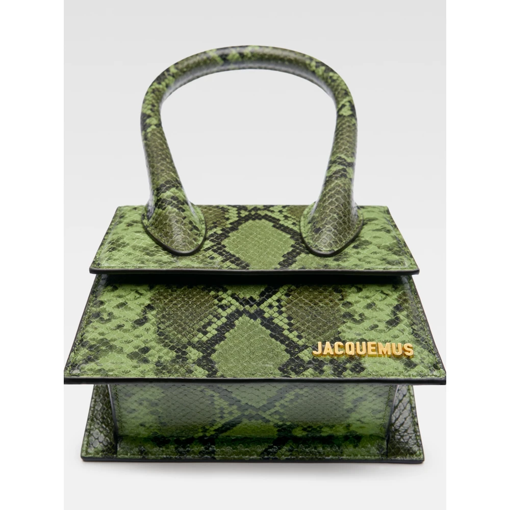 Jacquemus Groene Le Chiquito Moyen Tas Green Dames
