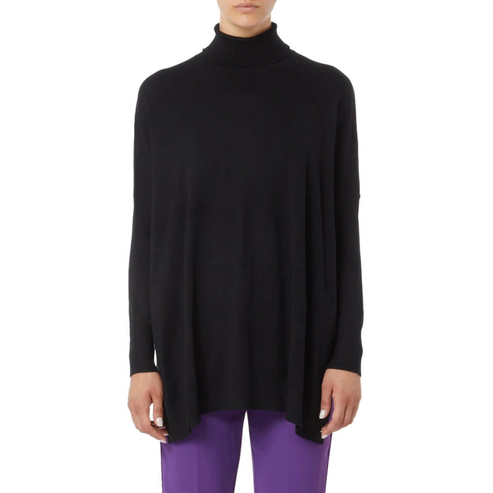 Marella Zwarte Coltrui Sweater Dimma Black Dames