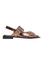 metallic-buckle-ballerina-flats