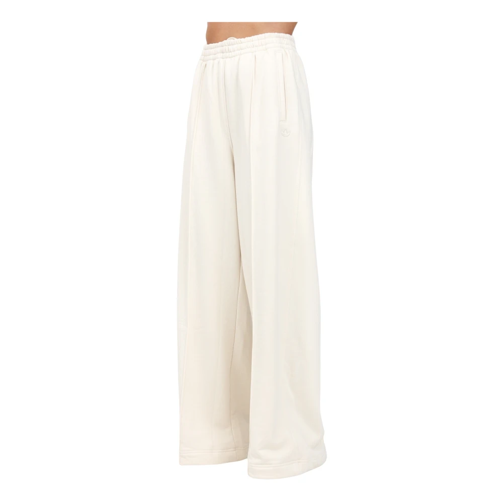 Adidas Originals Premium Essentials Wide Leg Women's Pants White, Dam