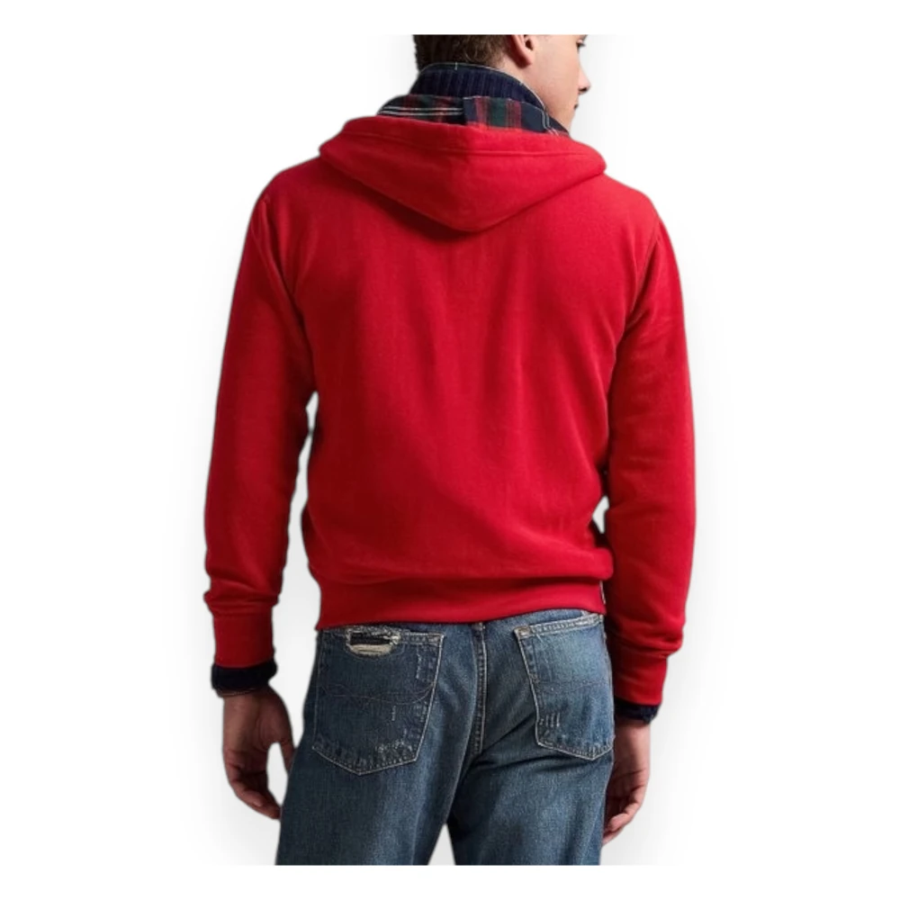 Polo Ralph Lauren Fleece Sweatshirt RL Stijl Red Heren
