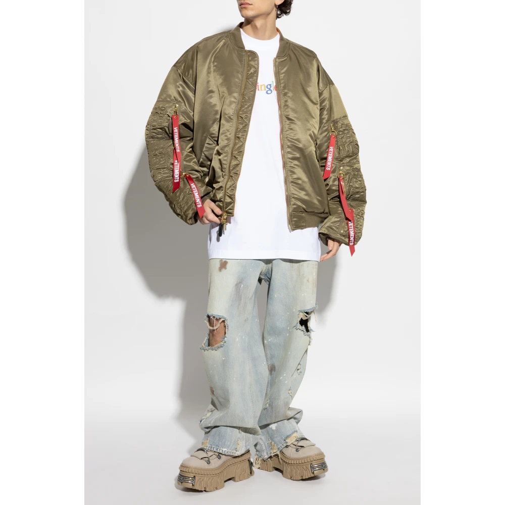 Vetements Oversized T-shirt White Heren
