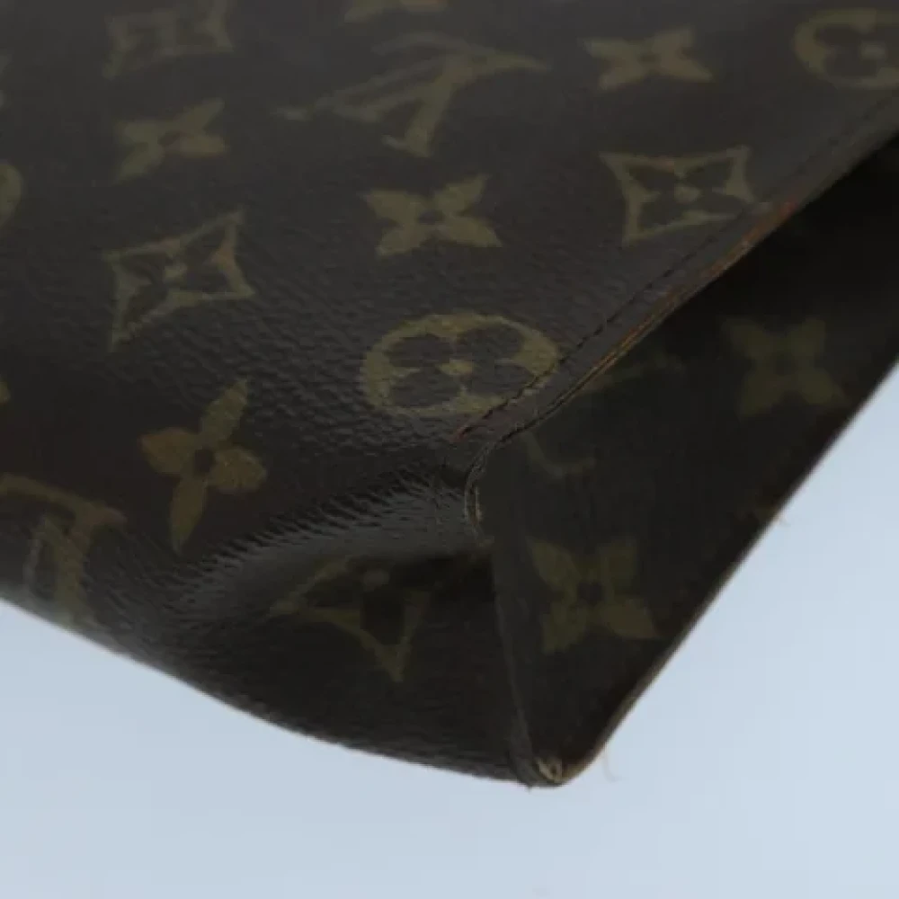 Louis Vuitton Vintage Pre-owned Canvas clutches Brown Dames