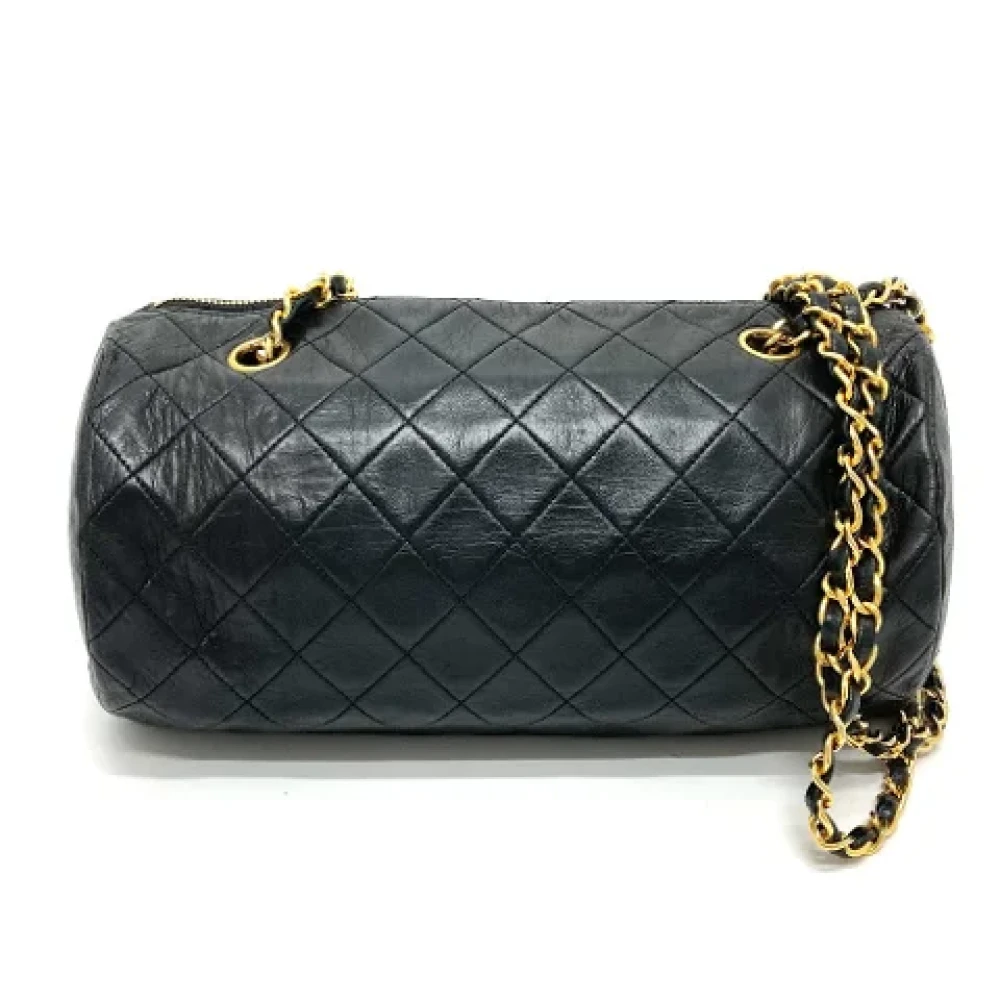 Chanel Vintage Pre-owned Leather chanel-bags Black Dames