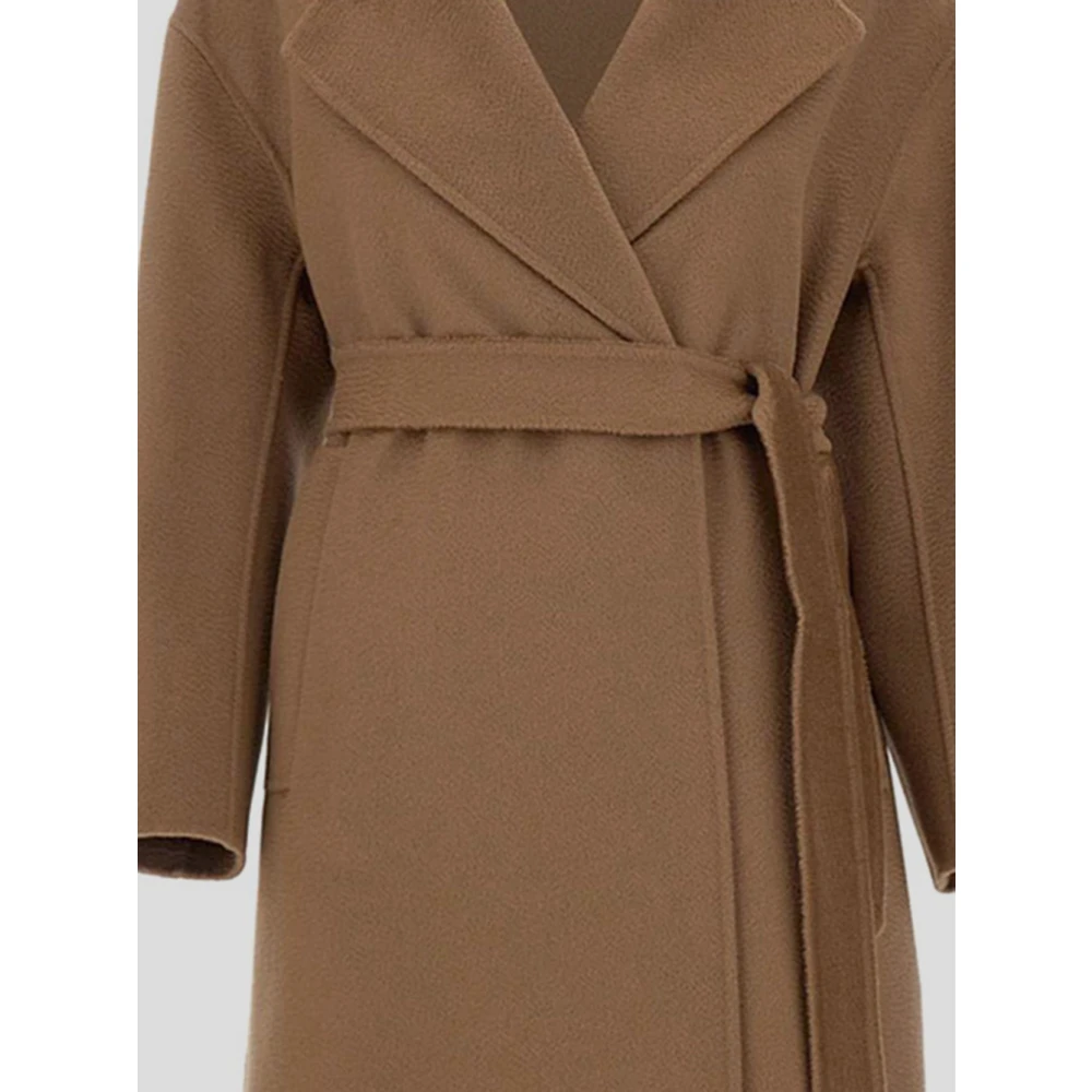 Max Mara Wollen Manuele Jas Brown Dames