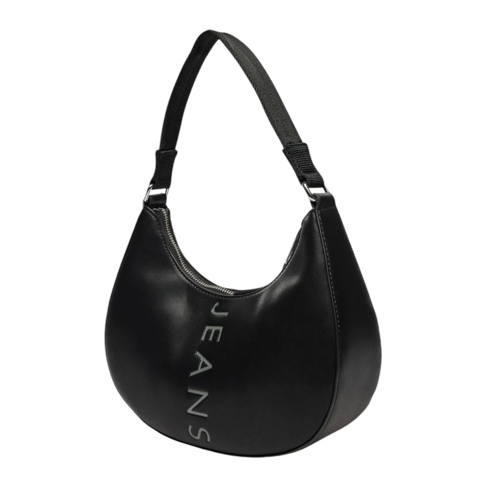 Tommy Hilfiger Stoere Schoudertas Herfst Winter Collectie Black Dames