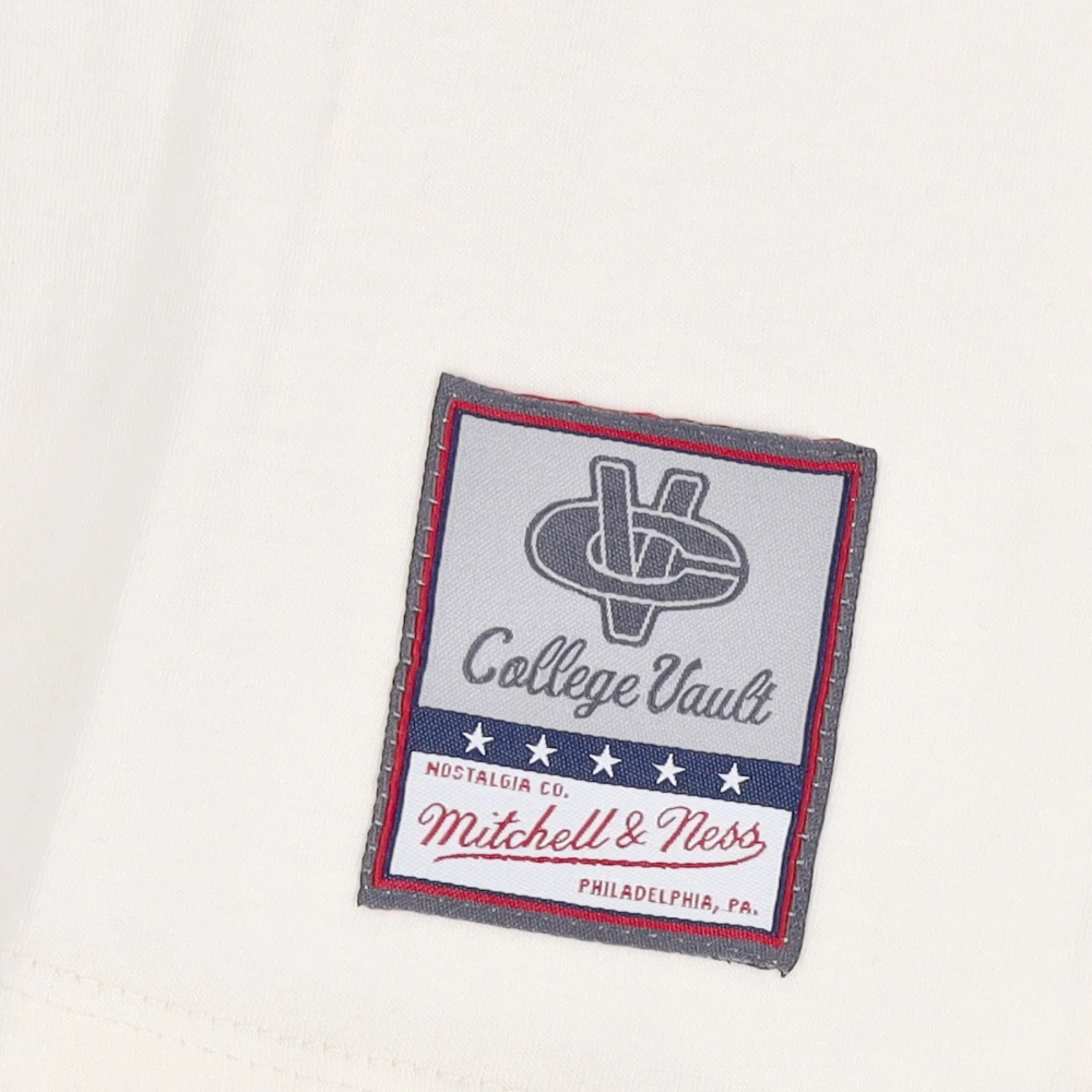Mitchell & Ness North Carolina Tar Heels Basketball Tee Beige Heren