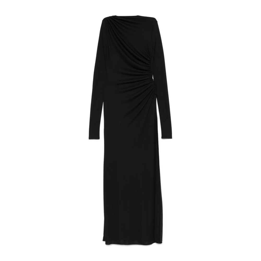 Andamane Zwarte Elegante Jurk Black Dames