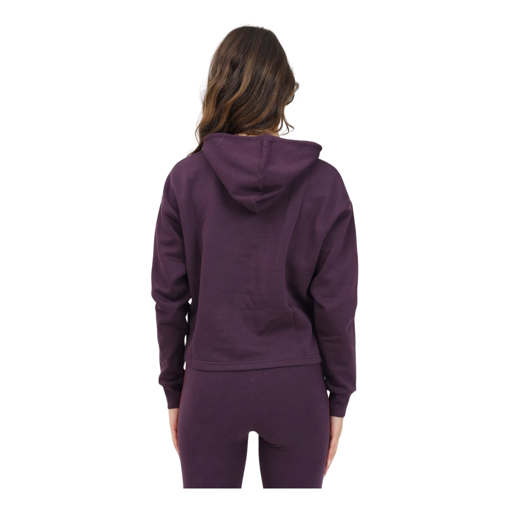 Puma Essentials Paarse Hoodie Dames Sportieve Stijl Purple Dames