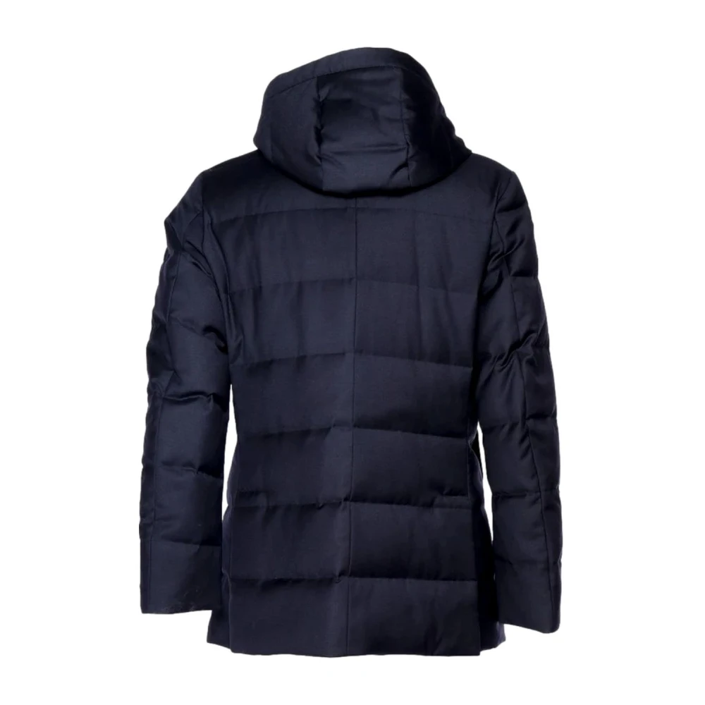 Montecore Blauwe Australische Merinowollen Jas Blue Heren