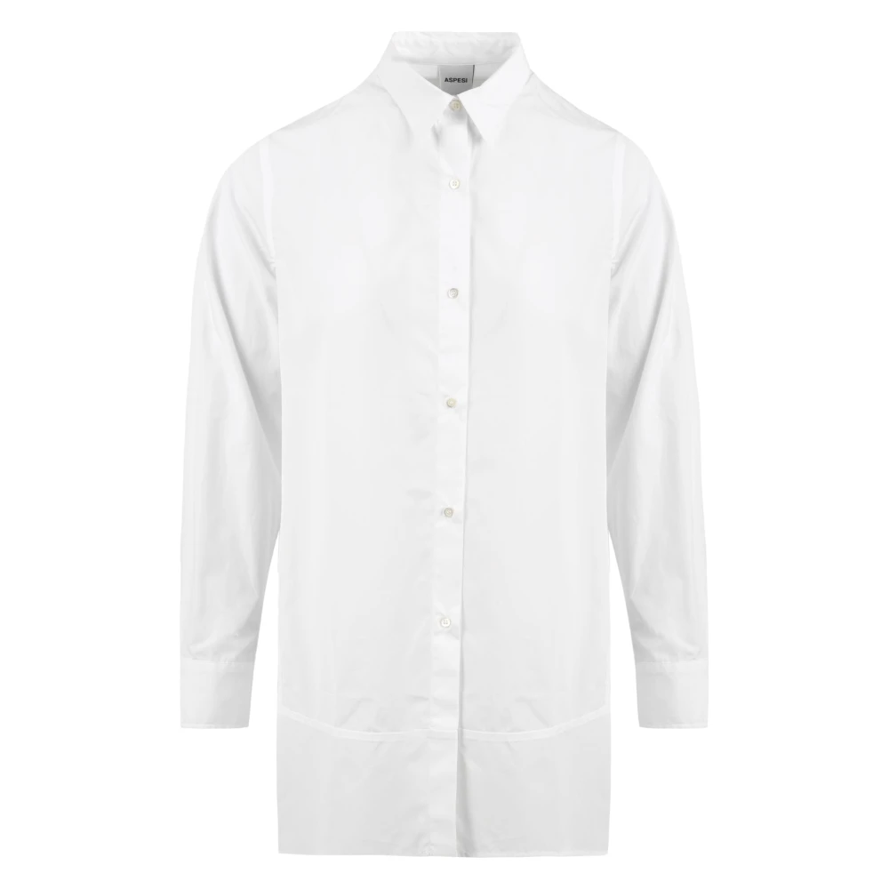 Aspesi Witte Shirt Model H720 D307 White Dames