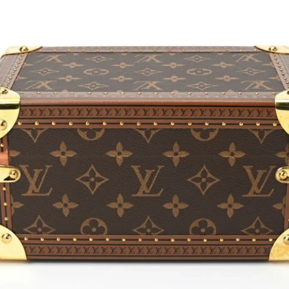 Louis Vuitton Vintage Pre-owned Fabric home-office Brown Dames