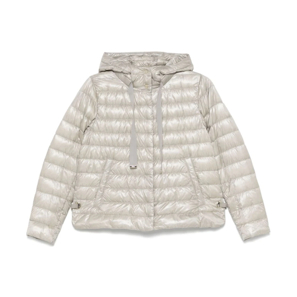 Herno Grijze Jas Damesjas & Chic Beige Dames