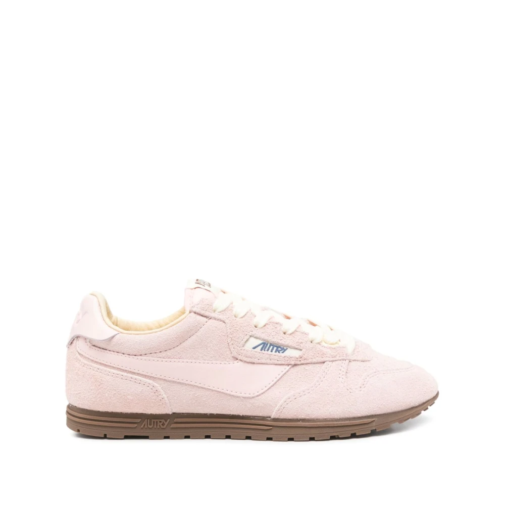 Autry Women's Pink Sneakers, 8 Uk, Windspin Trainers