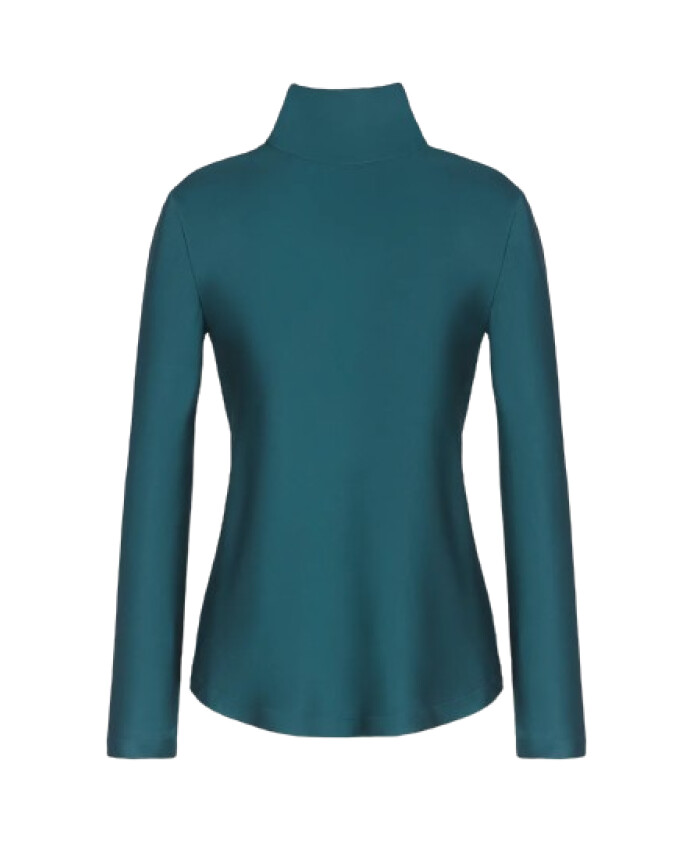 elegant-chemisier-vert-en-soie