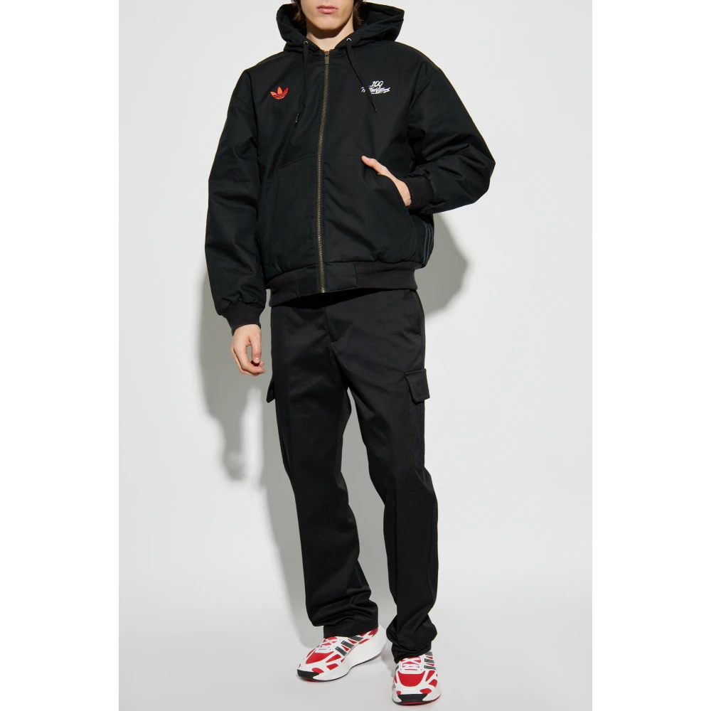 adidas Originals Zwarte Bomberjack Black Heren