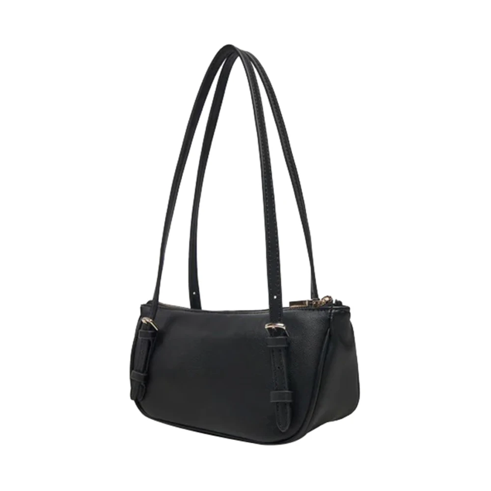 Guess Elegante zwarte handtas met gouden details Black Dames