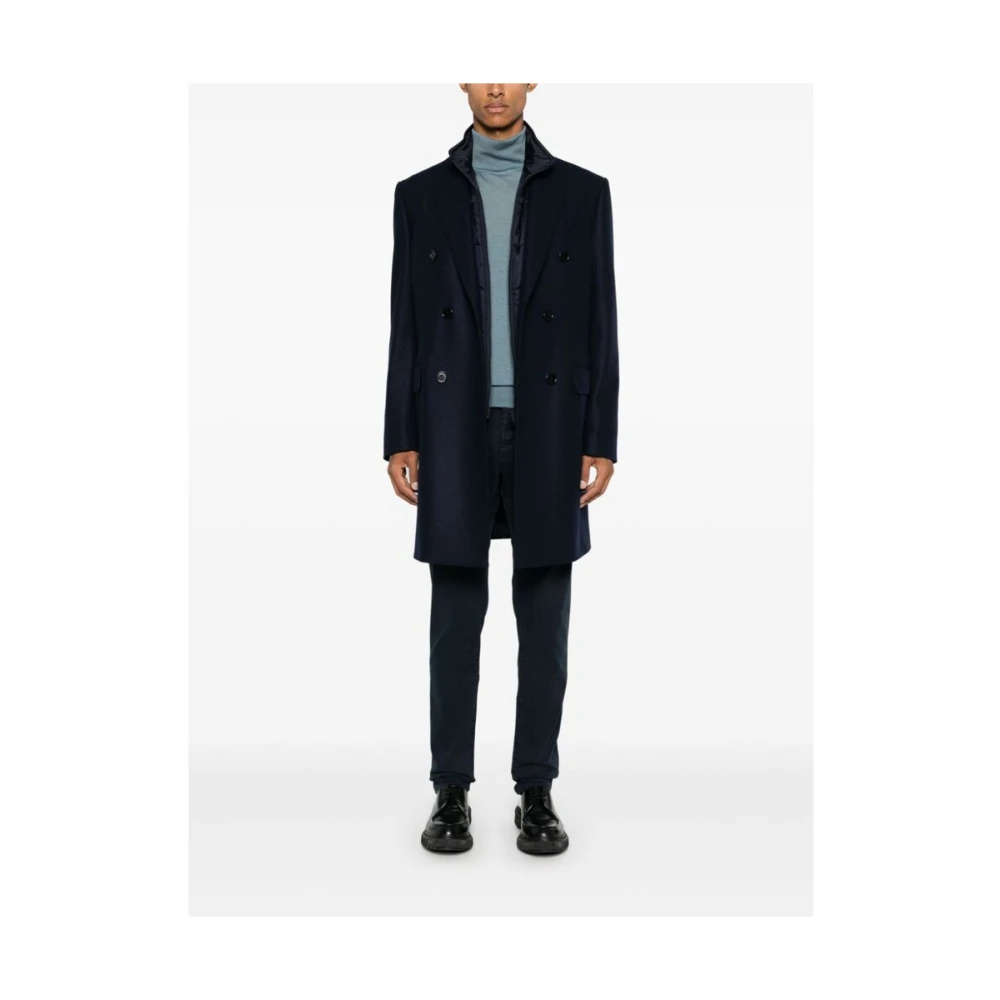 Jacob Cohën Donkerblauwe Denim Tapered Leg Jeans Blue Heren