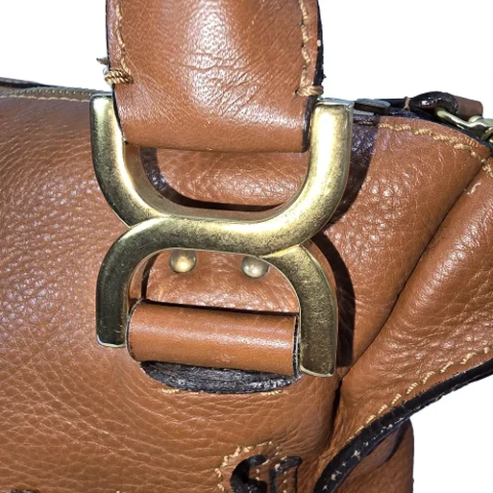 Chloé Pre-owned Leather handbags Brown Dames