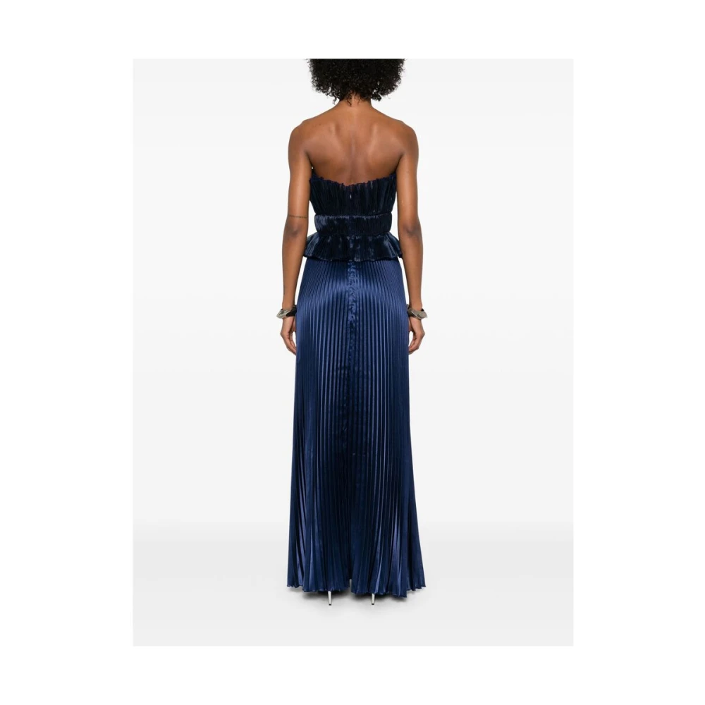 L'idée Ocean Blue Gelaagde Jurk met Achterrits Sluiting Blue Dames