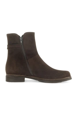 Eleganta Ankelboots i Mocka