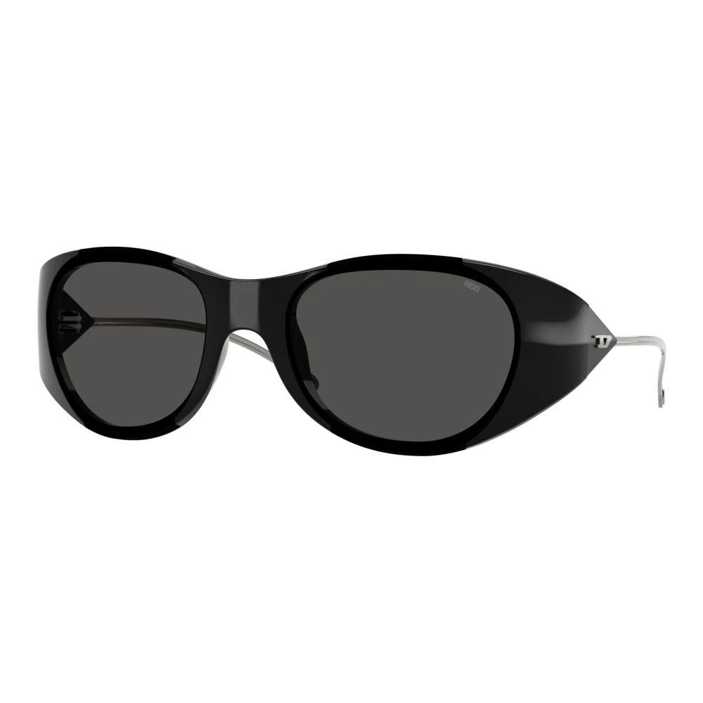 Diesel Unisex Black Sunglasses,, Stylish Sunglasses In Shade Medium
