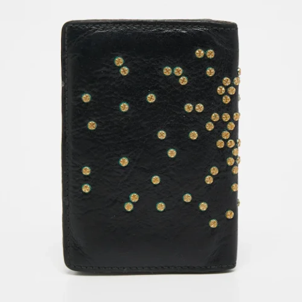 Alexander McQueen Pre-owned Leather wallets Black Dames