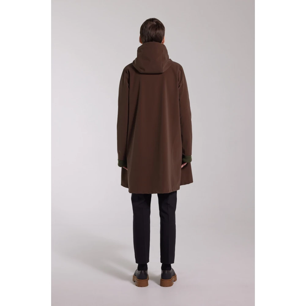 Stutterheim Lichtgewicht Matte Rits Regenjas Brown Dames