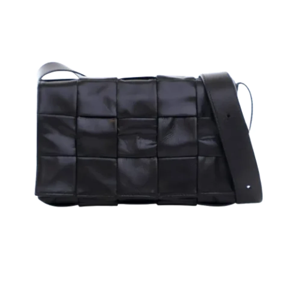 Bottega Veneta Vintage Pre-owned Leather handbags Black Dames
