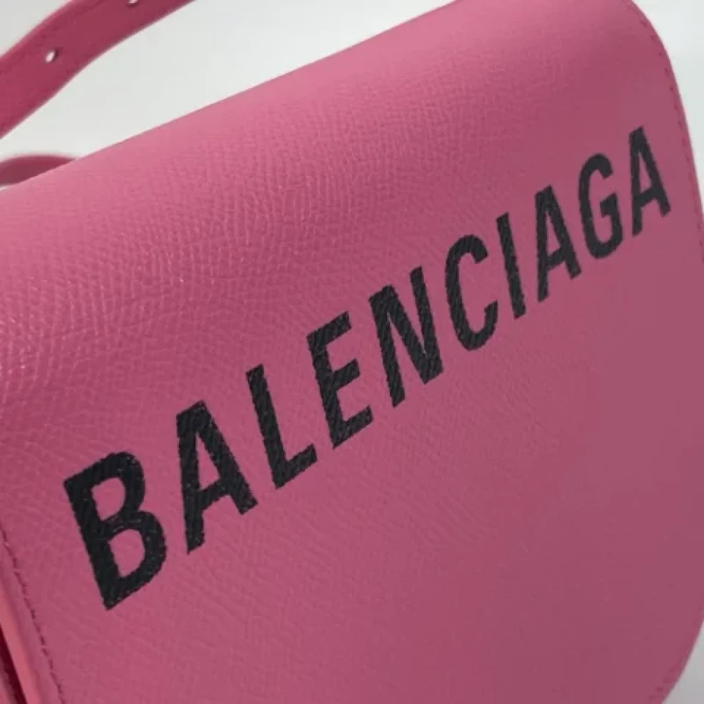 Balenciaga Vintage Pre-owned Leather shoulder-bags Pink Dames