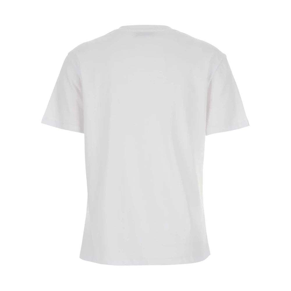 Twinset Wit T-shirt met metalen logoplaquette White Dames