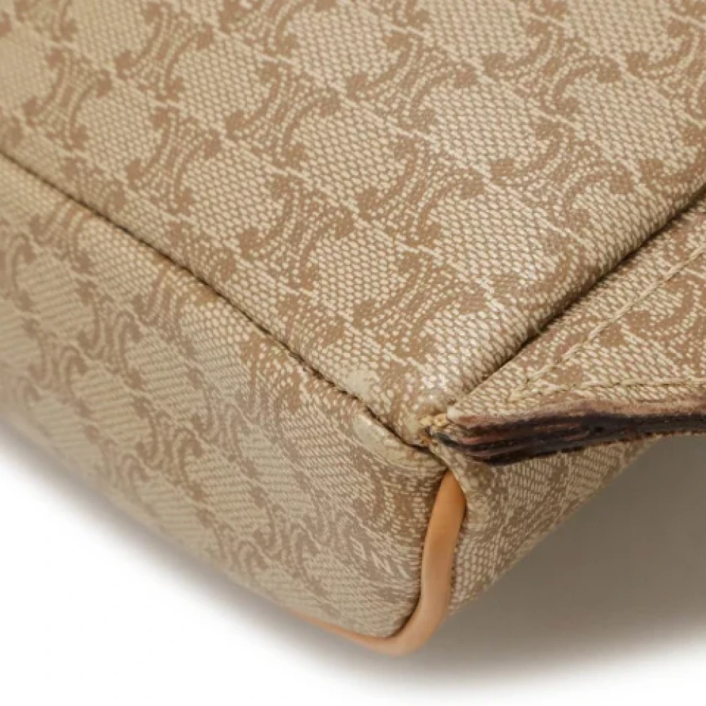 Celine Vintage Pre-owned Plastic celine-bags Beige Dames