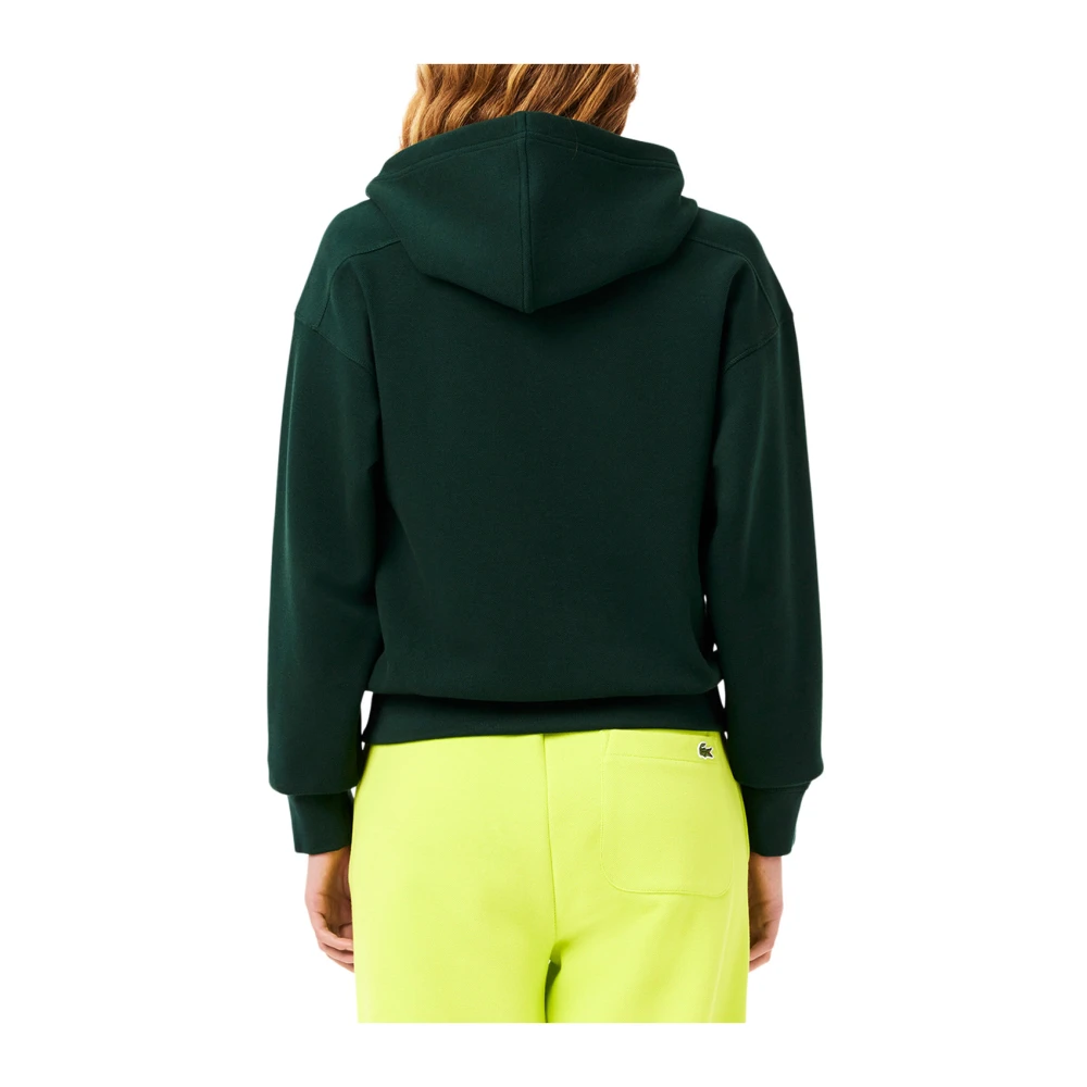 Lacoste Hoodie met ritssluiting Green Dames