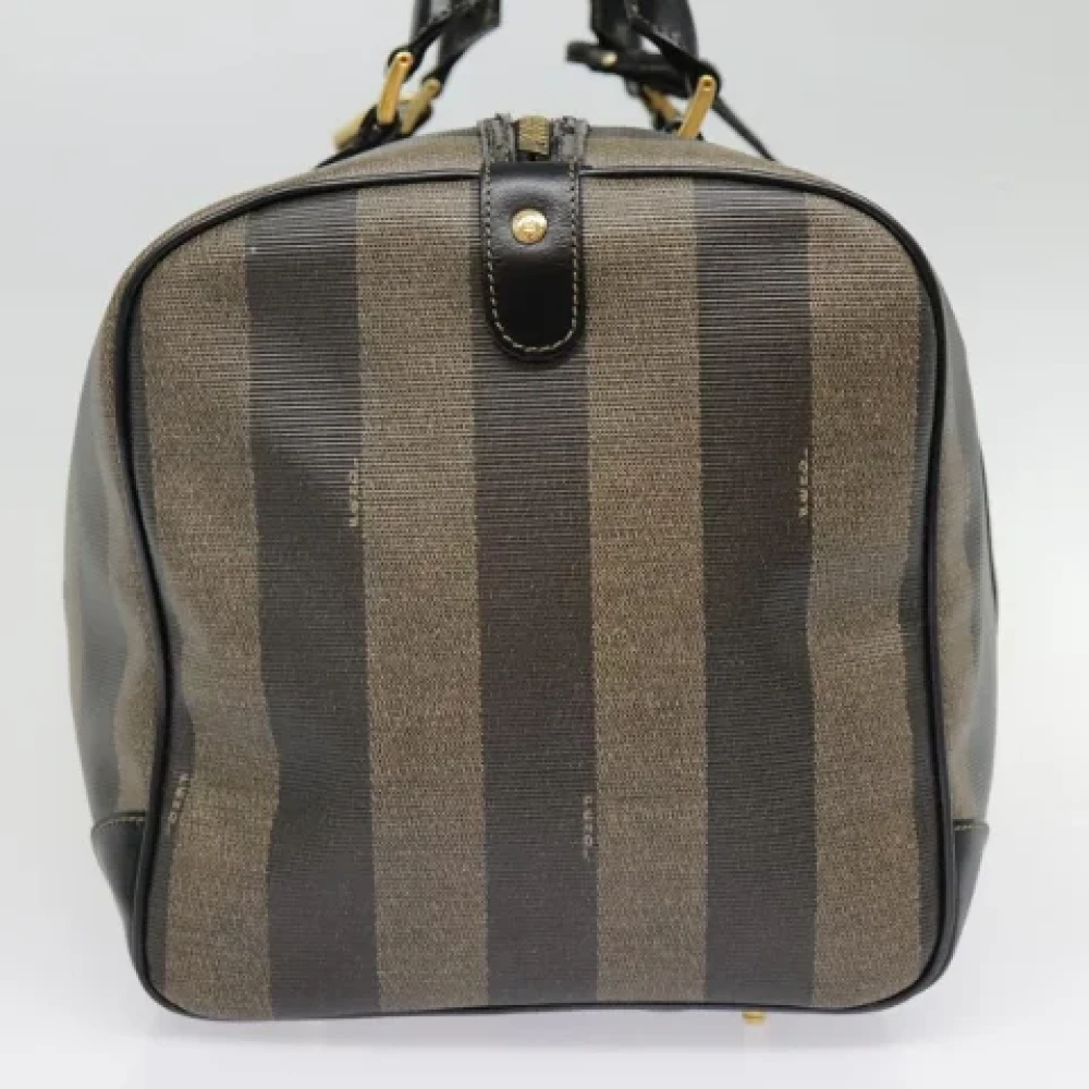 Fendi Vintage Pre-owned Canvas travel-bags Brown Dames