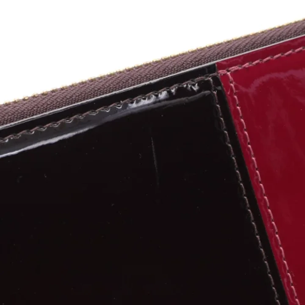 Louis Vuitton Vintage Pre-owned Leather wallets Red Dames