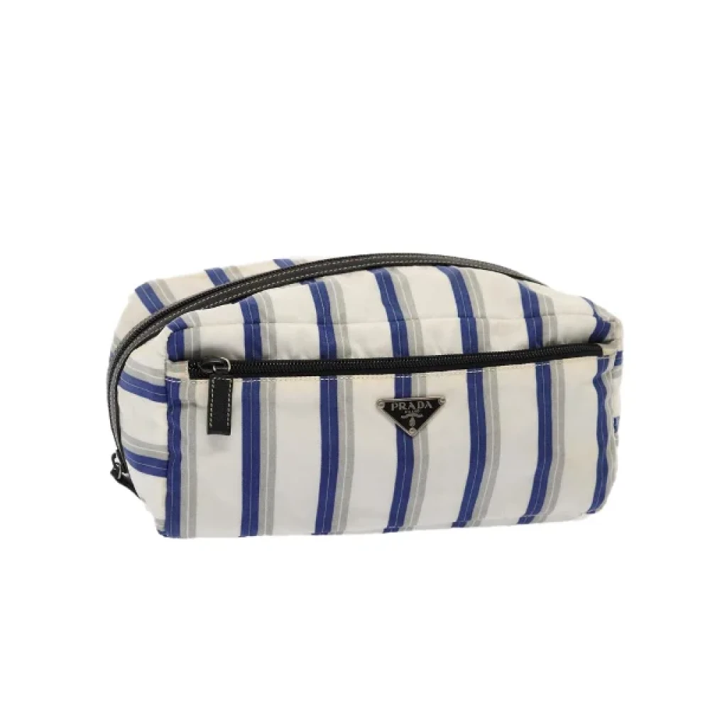 Prada Vintage Pre-owned Nylon prada-bags White Dames