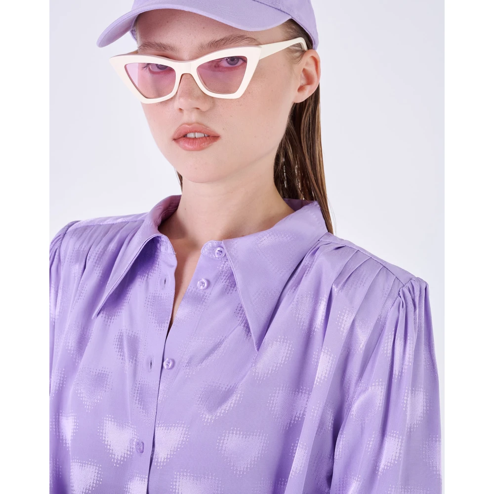 Silvian Heach Shirts Purple Dames